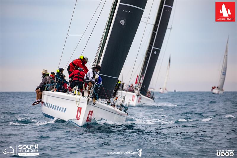 It is neck and neck between the Sydney 38's - 2022 Groupama Race, day 4 photo copyright Nic Douglass @sailorgirlHQ taken at Cercle Nautique Calédonien and featuring the Sydney 38 class