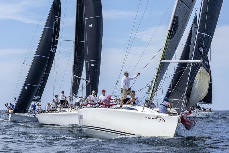 A tight mark rounding says it all - Sydney 38 One-Design NSW Championship - photo © Andrea Francolini