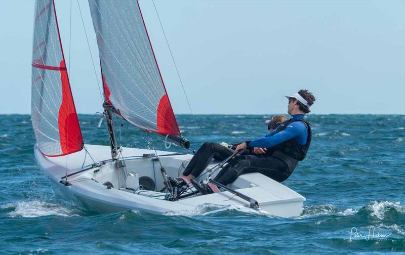 Tasar Worlds at Hayling Island day 3 photo copyright Peter Hickson taken at Hayling Island Sailing Club and featuring the Tasar class