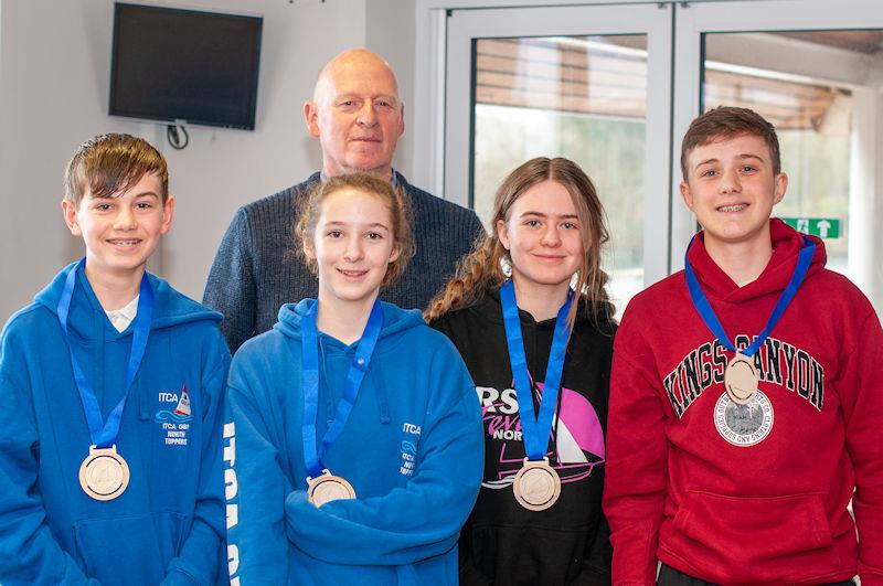 Winners Topper North with Ripon SC Commodore Richard Pryke at NEYYSA's inaugural North Region Team Racing Championship - photo © Dave Wood