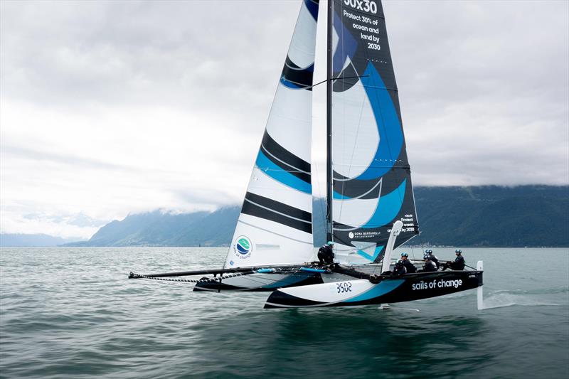 Sails of Change wins thrilling Bol dOr Mirabaud photo copyright Adrien Nivet / Polaryse taken at  and featuring the TF35 class