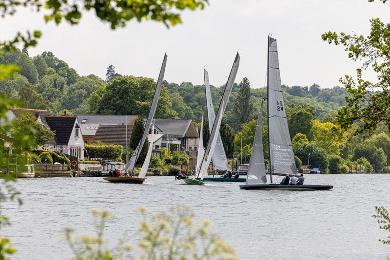 Bourne End Week 2022 photo copyright Tony Ketley taken at Upper Thames Sailing Club and featuring the Thames A Rater class