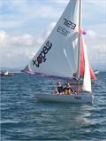 Dinghy sailing from Abersoch Sailing Club © Andy Teague