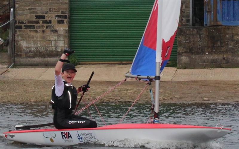 Hollingworth Lake Junior Regatta Week - Jasper Bramwell (13) Race Winner - photo © Rhiann Bramwell