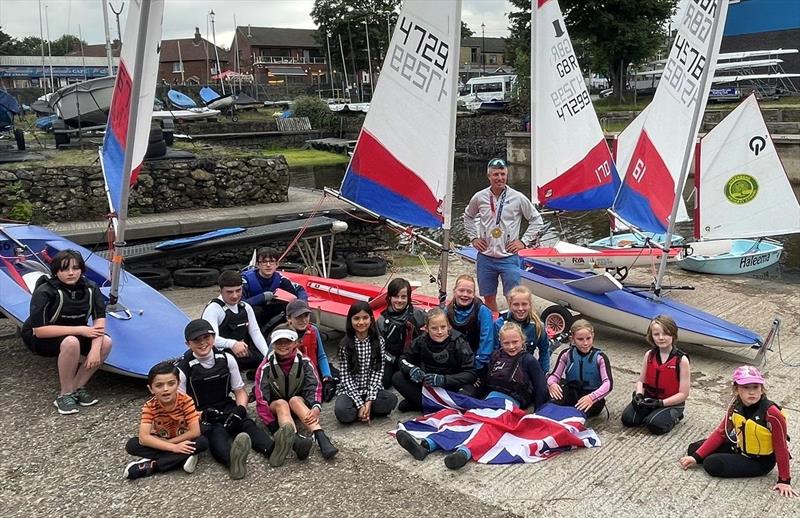 Hollingworth Lake Junior Regatta Week - Juniors Meet Stuart Bithell photo copyright Rhiann Bramwell taken at Hollingworth Lake Sailing Club and featuring the Topper class