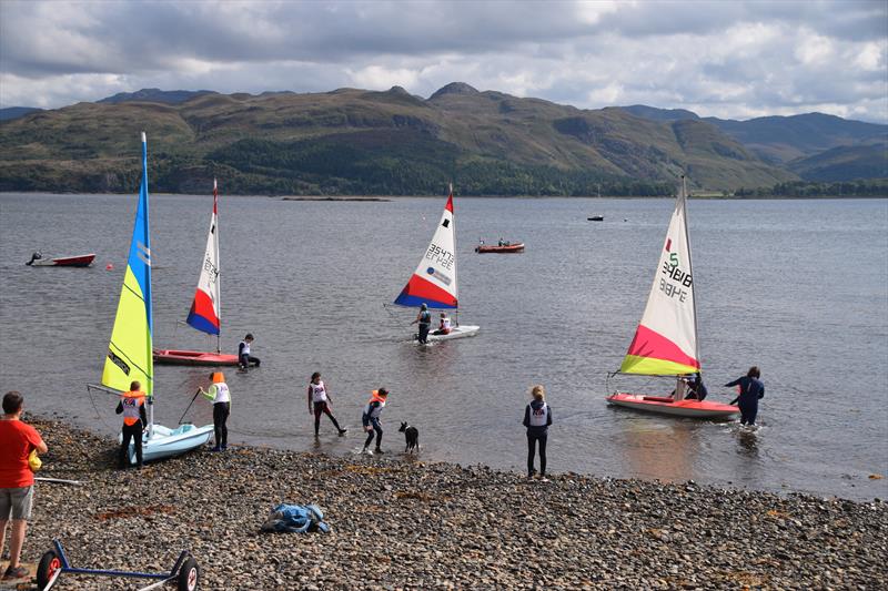 Lochcarron Sailing Club recognised for making waves in the local community photo copyright Marc Turner taken at Lochcarron Sailing Club and featuring the Topper class