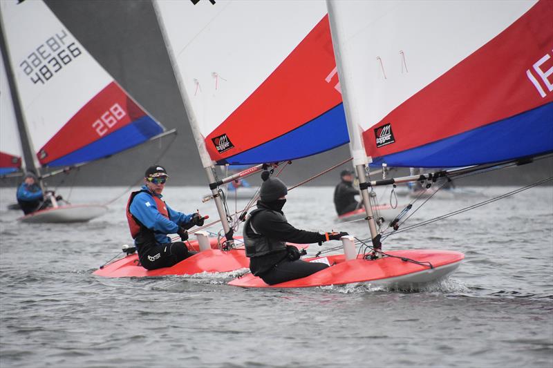 Toby Turner and Nathan Clark - Eastern Topper Traveller Round 4 at Snowflake, Wroxham photo copyright Trish Barnes taken at Snowflake Sailing Club and featuring the Topper class