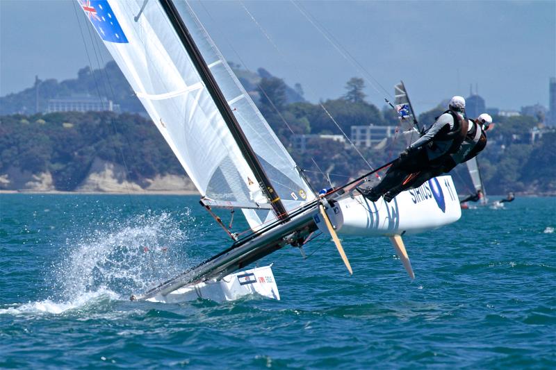 Day 3 - 2019 Int Tornado Class World Championships presented by Candida. January 7, 2019 photo copyright Richard Gladwell taken at Takapuna Boating Club and featuring the Tornado class