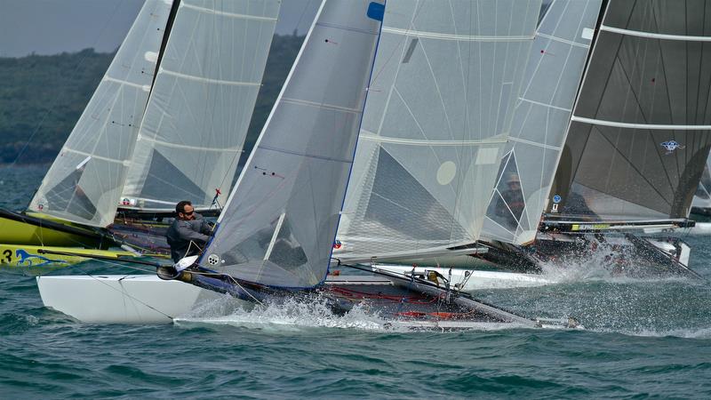 Race 8 start - Int Tornado Worlds - Day 4, presented by Candida, January 9, 2019 - photo © Richard Gladwell