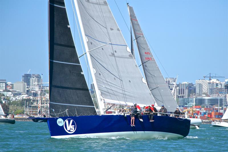 The Alan Andrews designed V5 uses Hall Spars' Ultra Flex (or flutter battens) and Flex battens (larger battens) which shape well into the mainsail photo copyright Richard Greenwood taken at  and featuring the TP52 class