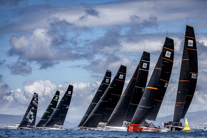 52 Super Series Baiona Sailing Week practice race photo copyright Martinez Studio / 52 Super Series taken at  and featuring the TP52 class