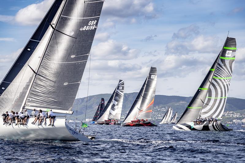 The Rolex TP52 World Championship is tightly contested photo copyright Kurt Arrigo / Rolex taken at Real Club Náutico de Palma and featuring the TP52 class