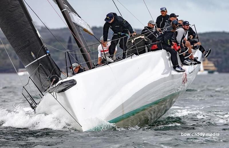 Zen is one of the 10 TP52s competing in the race photo copyright Bow Caddy Media taken at Cruising Yacht Club of Australia and featuring the TP52 class