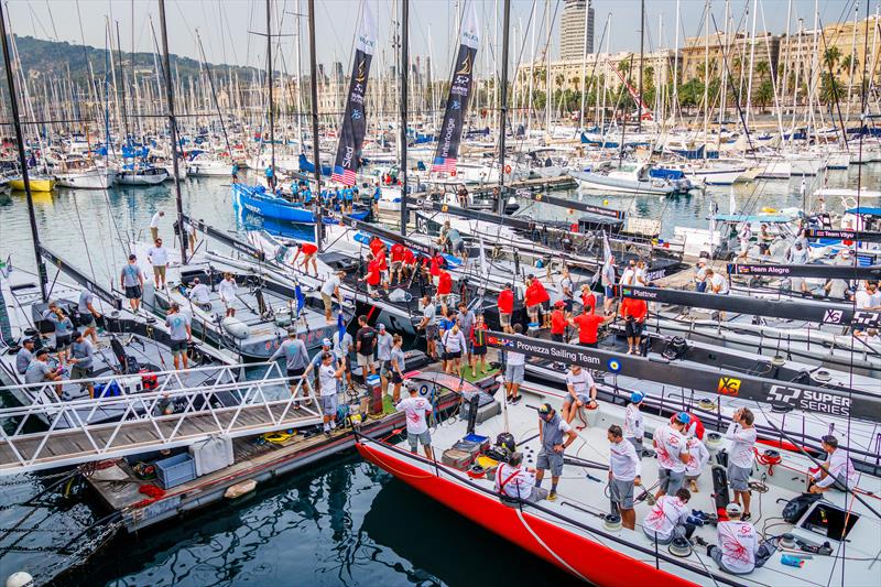 52 Super Series Barcelona Sailing Week 2022 Day 2 photo copyright Nico Martinez / 52 Super Series taken at Real Club Nautico de Barcelona and featuring the TP52 class
