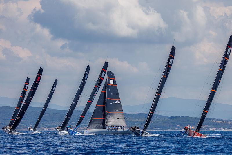52 Super Series Scarlino Sailing Week 2023 Day 5 photo copyright Nico Martinez / 52 Super Series taken at Club Nautico Scarlino and featuring the TP52 class