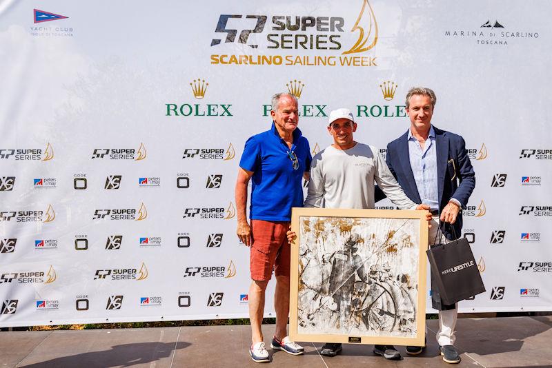 52 Super Series Scarlino Sailing Week 2023 Prize Giving photo copyright Nico Martinez / 52 Super Series taken at Club Nautico Scarlino and featuring the TP52 class