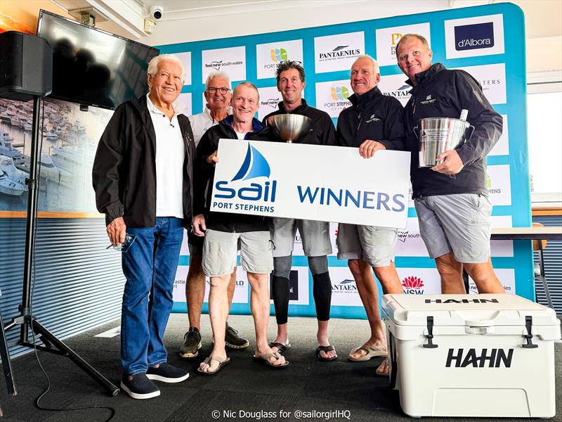 Hooligan - winners of the NSW IRC Championship during TP52 Pallas Capital Gold Cup Act 3 at the Sail Port Stephens Performance Series - photo © Nic Douglass for @sailorgirlHQ
