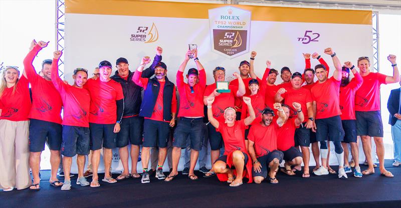 Rolex TP52 World Championship in Cascais Prize Giving - photo © Nico Martinez / 52 Super Series
