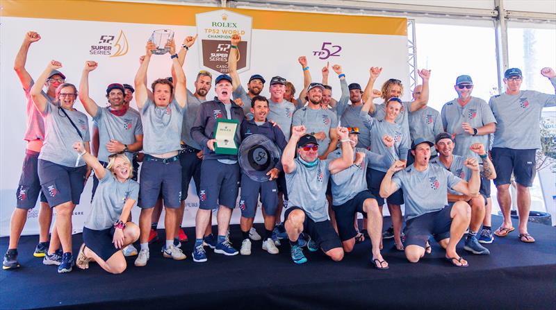 Rolex TP52 World Championship in Cascais Prize Giving - photo © Nico Martinez / 52 Super Series