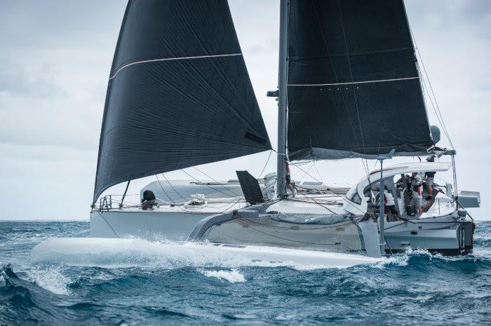 2020 Caribbean Multihull Challenge photo copyright Laurens Morel taken at Sint Maarten Yacht Club and featuring the Trimaran class