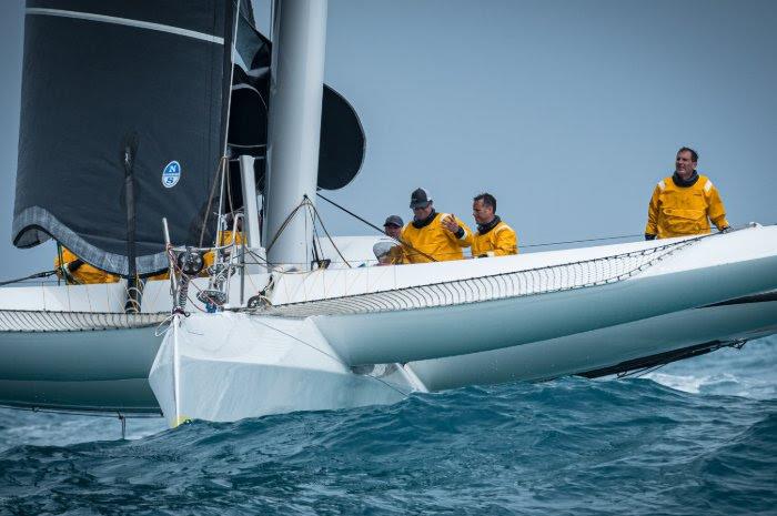 2020 Caribbean Multihull Challenge photo copyright Laurens Morel taken at Sint Maarten Yacht Club and featuring the Trimaran class