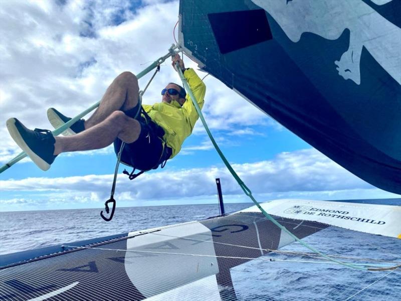 The Maxi Edmond de Rothschild - Transat Jacques Vabre photo copyright Charles Caudrelier / Gitana S.A taken at  and featuring the Trimaran class