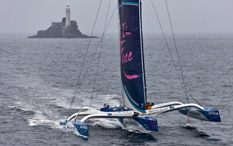 The longest boat to sign up was the first Ultim entry, the 30m trimaran Banque Populaire (FRA) - photo © Carlo Borlenghi / ROLEX