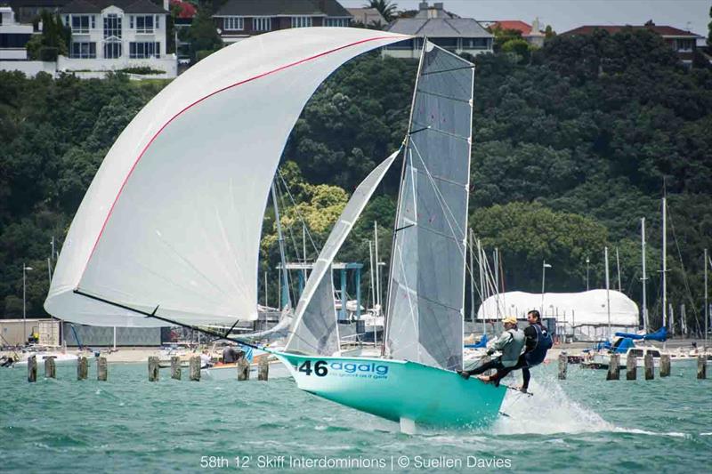 Day 1, 58th 12ft Skiff Interdominions, January 7, 2018 - photo © Suellen Davies / Auckland Skiff League