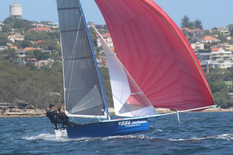 Jackson Electrical - Best Kiwi boat in third overall - 12ft Skiff Interdominion Championship 2019 photo copyright John Williams taken at Sydney Flying Squadron and featuring the 12ft Skiff class