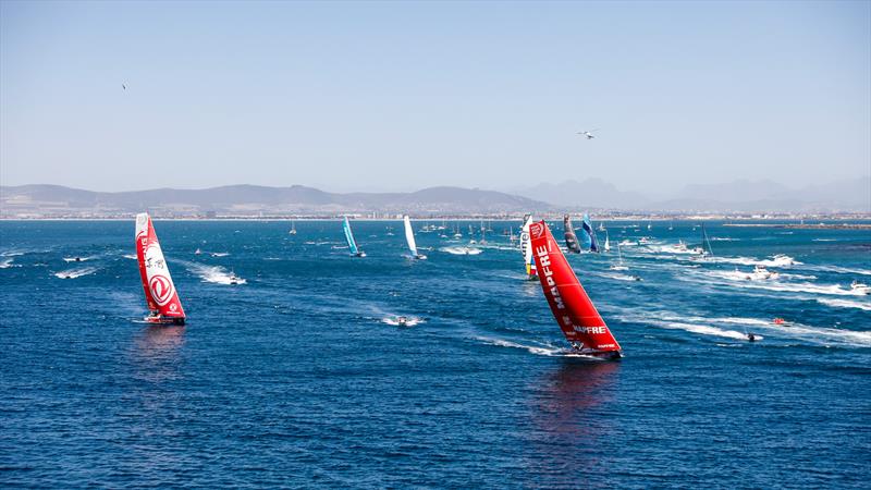 Leg 3, Cape Town to Melbourne, Start. - photo © Ainhoa Sanchez / Volvo Ocean Race