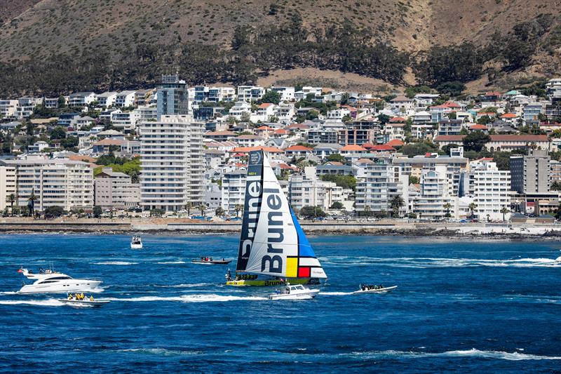 Leg 3, Cape Town to Melbourne, Start photo copyright Ainhoa Sanchez / Volvo Ocean Race taken at Royal Cape Yacht Club and featuring the Volvo 70 class