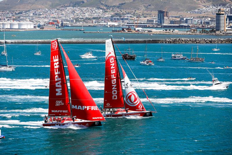 Leg 3, Cape Town to Melbourne, Start. - photo © Ainhoa Sanchez / Volvo Ocean Race