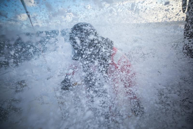 Leg 3, Cape Town to Melbourne, day 06, Heavy weather in the Southern Ocean on board Vestas 11th Hour. 15 December, 2017 photo copyright Sam Greenfield / Volvo Ocean Race taken at  and featuring the Volvo One-Design class