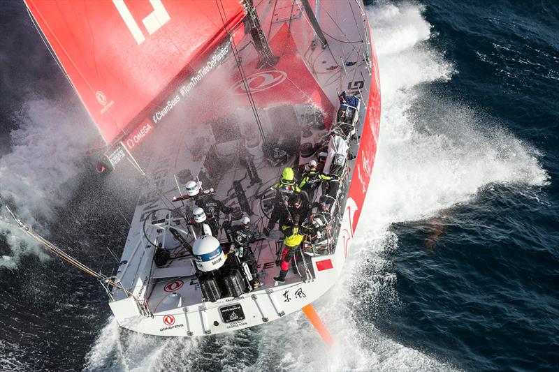 Dongfeng, Leg 4, Melbourne to Hong Kong, start. - photo © Ainhoa Sanchez / Volvo Ocean Race