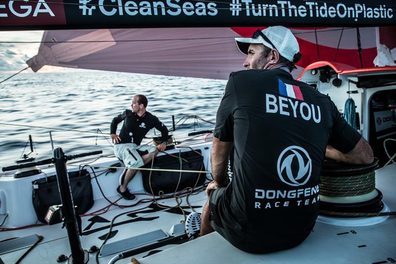 Leg 4, Melbourne to Hong Kong, day 07 on board Dongfeng photo copyright Martin Keruzore / Volvo Ocean Race taken at  and featuring the Volvo One-Design class