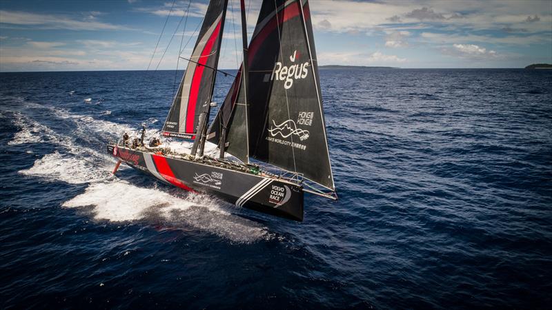 Leg 4, Melbourne to Hong Kong, day 7 Team are in good spirits as they look to improve on thier position in the fleet on board Sun Hung Kai / Scallywag photo copyright Konrad Frost / Volvo Ocean Race taken at  and featuring the Volvo One-Design class