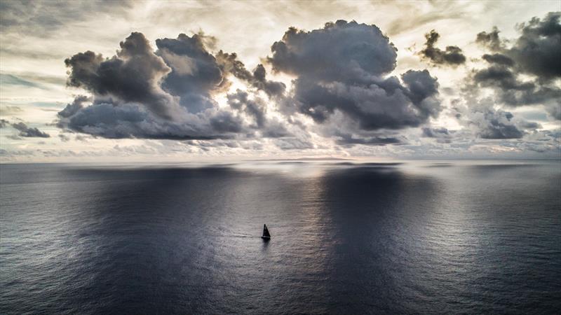 Leg 4, Melbourne to Hong Kong, day 7 A lot of clouds around. With some giving good breeze and others nothing at all its best to avoid them on board Sun Hung Kai / Scallywag. - photo © Konrad Frost / Volvo Ocean Race