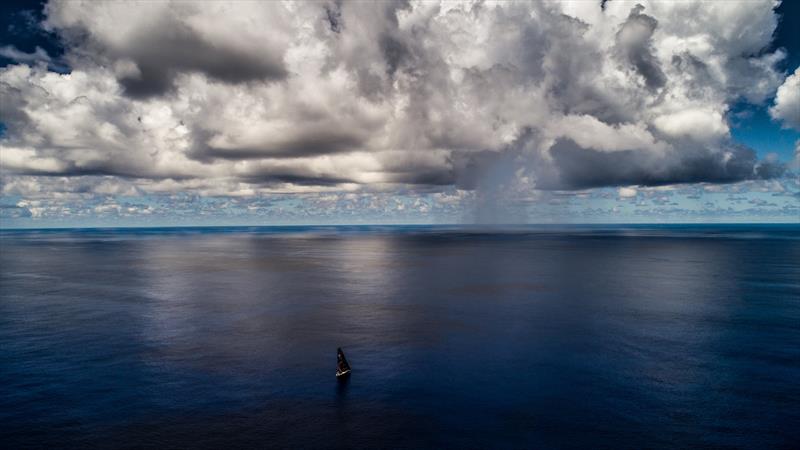 Leg 4, Melbourne to Hong Kong, Day 8 Doldrums fully upon us. Huge cloud sytems all around and little to no wind in patches all over the route on board Sun Hung Kai / Scallywag. - photo © Konrad Frost / Volvo Ocean Race