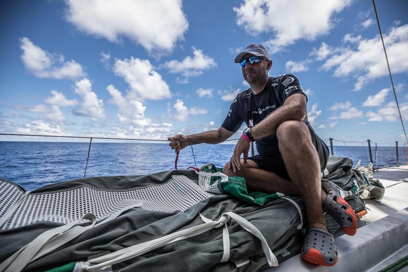 Leg 4, Melbourne to Hong Kong, day 10 David Witt on board Sun Hung Kai / Scallywag. - photo © Konrad Frost / Volvo Ocean Race