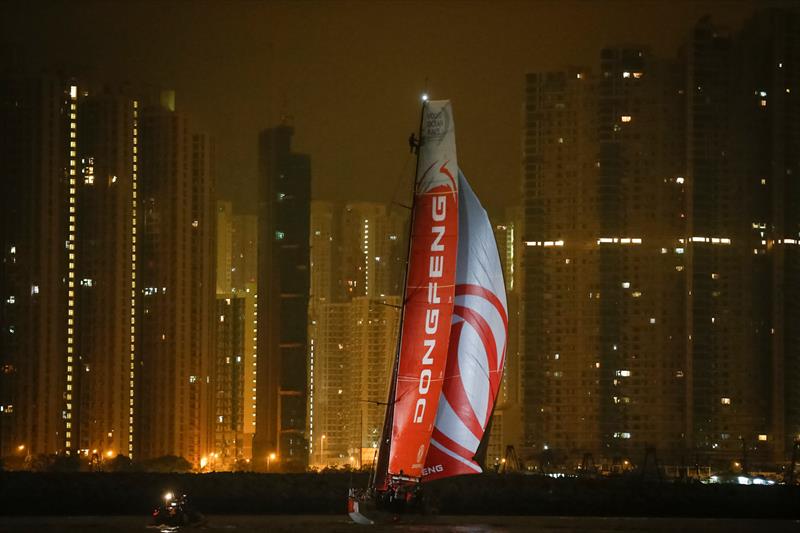 Dongfeng - Leg 4, Melbourne to Hong Kong, arrivals. 19 January,  photo copyright Pedro Martinez / Volvo Ocean Race taken at  and featuring the Volvo One-Design class