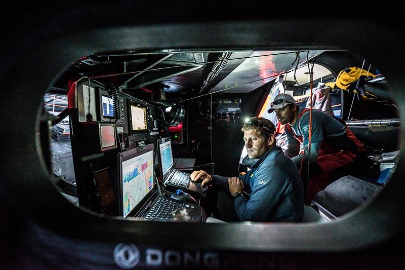 Below decks on Dongfeng photo copyright Volvo Ocean Race taken at  and featuring the Volvo One-Design class