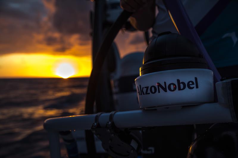 Leg 6 to Auckland, day 12 on board AkzoNobel, Garmin VIRB footage. 18 February,  photo copyright Rich Edwards / Volvo Ocean Race taken at  and featuring the Volvo One-Design class