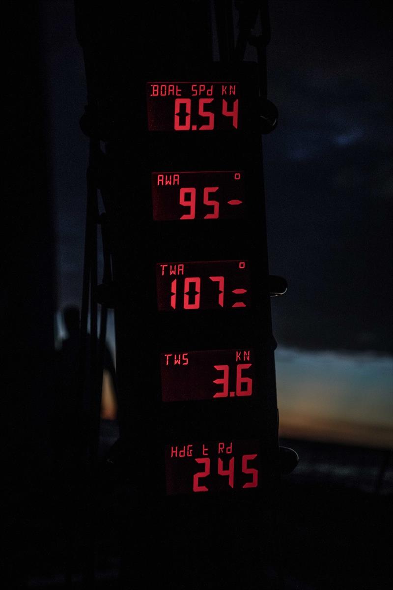 Leg 6 to Auckland, Day 12 on board AkzoNobel, On deck graphics - not the sort of boat speed they'd like to see. 18 February,  photo copyright Rich Edwards / Volvo Ocean Race taken at  and featuring the Volvo One-Design class