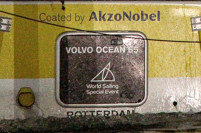 Each boat in the 2017/18 Volvo Ocean Race carried the logo confirming that they were participating as part of a World Sailing Special Event - February 2018 - photo © Richard Gladwell