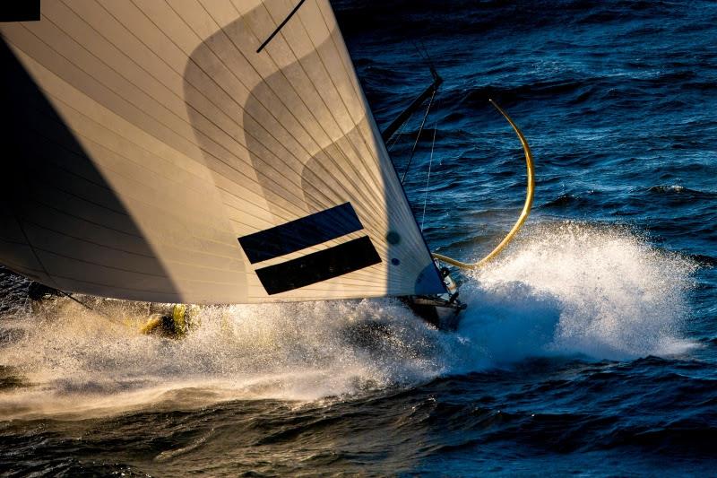 Racing down the coast of Portugal early in Leg 2 of The Ocean Race Europe from Cascais, Portugal, to Alicante, Spain. photo copyright Sailing Energy / The Ocean Race taken at  and featuring the Volvo One-Design class
