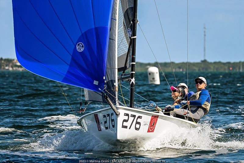 Christopher Alexander/Grace Howie/Ricky Welch control the VX One fleet - 2023 Bacardi Cup Invitational Regatta - photo © Martina Orsini