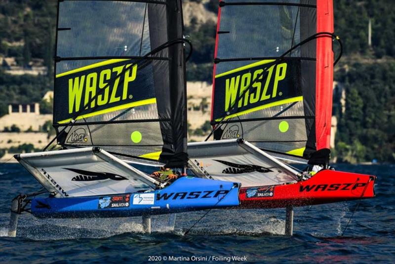 2020 Foiling Week photo copyright Martina Orsini / Foiling Week taken at Fraglia Vela Malcesine and featuring the WASZP class