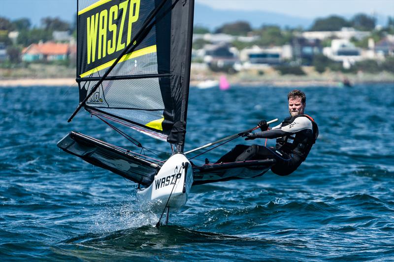 WASZP on Sail Melbourne 2022, day 3 photo copyright Beau Outteridge taken at Royal Brighton Yacht Club and featuring the WASZP class