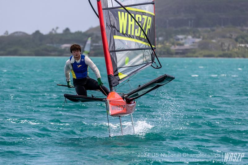 2024 WASZP US Nationals Day 2 photo copyright Lauren Easily Towill taken at Kaneohe Yacht Club and featuring the WASZP class