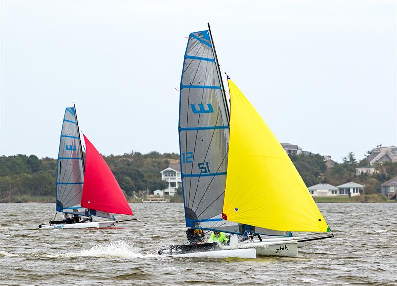  2019 Weta North American Championship - NorBanks sailing facility in Duck, NC photo copyright Eric Rasmusse taken at  and featuring the Weta class